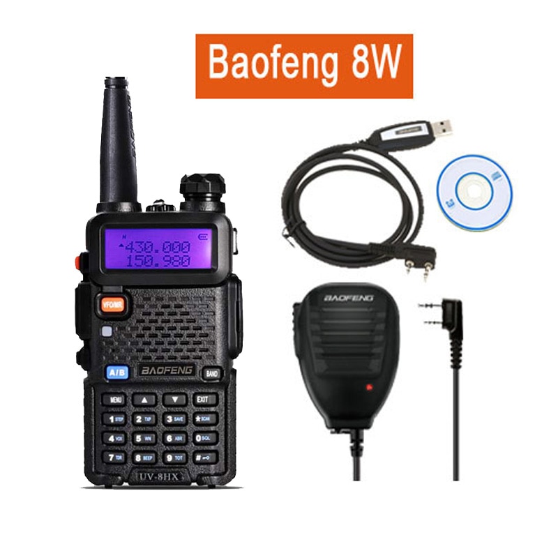 Baofeng UV-5R 8 w Ű Ű uv8hx    , ڸ baofeng ̺ uv82 UV-82  comunicador profissional GT-3